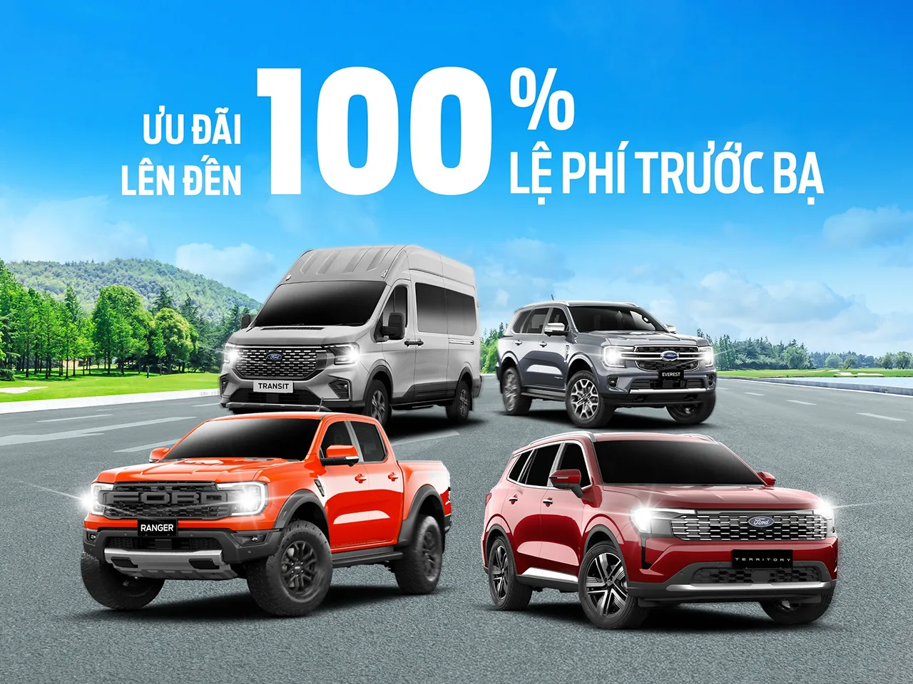 Chương trình khuyến mãi mua xe Ford tháng 3/2026